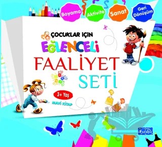 Eğlenceli Faaliyet Seti Mavi Kitap – 3 Yaş Üzeri – Kolektif – Parıltı Yayınları kitap kapağı