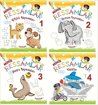Minik Ressamlar (4 Kitap Takım) – Kolektif – Yumurcak Yayınları kitap kapağı