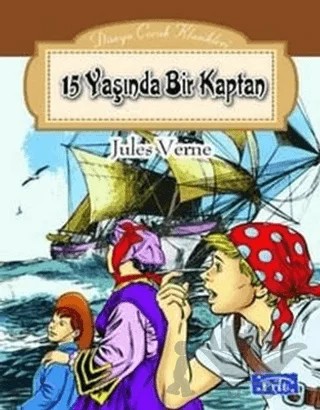 15 Yaşında Bir Kaptan – Jules Verne – Parıltı Yayınları kitap kapağı
