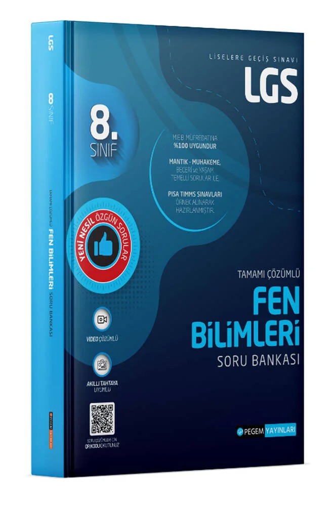 LGS Fen Bilimleri Tamamı Çözümlü Soru Bankası – Kolektif – Pegem Akademi Yayıncılık kitap kapağı