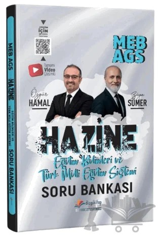 2027 MEB-AGS Hazine Eğitim Bilimleri ve Türk Milli Eğitim Sistemi Tamamı Video Çözümlü Soru Bankası – Ziya Sümer, Özgür Hamal – Dizgi Kitap kitap kapağı