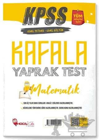 Hoca Kafası KPSS Matematik Öğreten Yaprak Test Hoca – Kolektif – Hoca Kafası Yayınları kitap kapağı