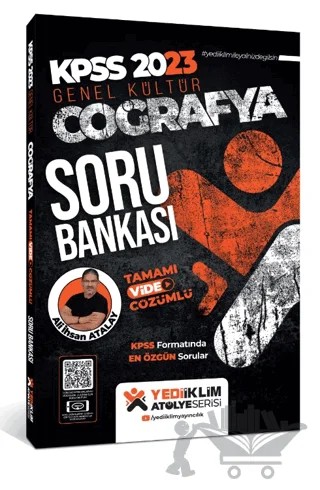 2023 KPSS Atölye Serisi Coğrafya Tamamı Video Çözümlü Soru Bankası – Kolektif – Yediiklim Yayınları kitap kapağı