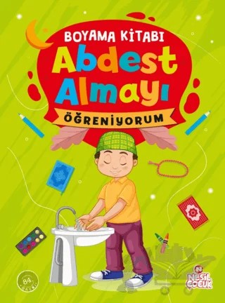 Abdest Almayı Öğreniyorum – Kolektif – Nesil Çocuk Yayınları kitap kapağı