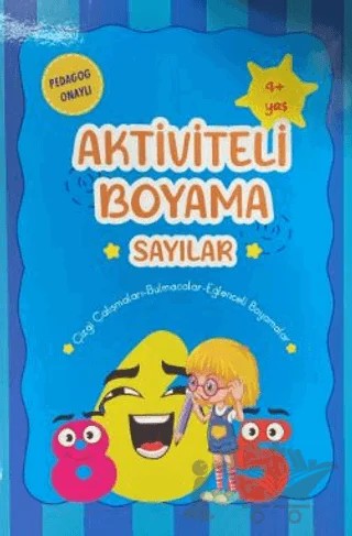 Aktiviteli Boyama Sayılar – Kolektif – Kids Mode kitap kapağı