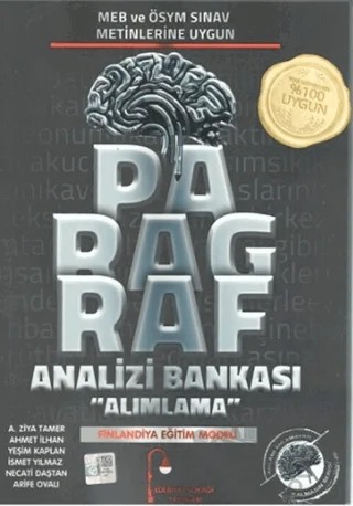 Paragraf Analizi Alımlama Soru Bankası – A. Ziya Tamer, Ahmet İlhan – Edebiyat Sokağı Yayınları kitap kapağı