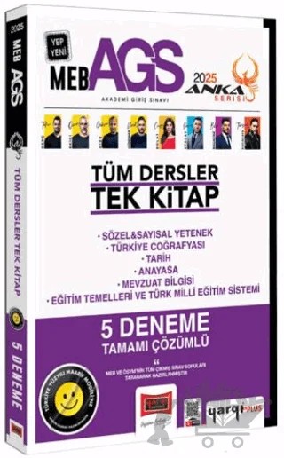 2025 MEB-AGS Anka Serisi Tüm Dersler Tamamı Çözümlü 5 Deneme – Kollektif – Yargı Yayınevi kitap kapağı