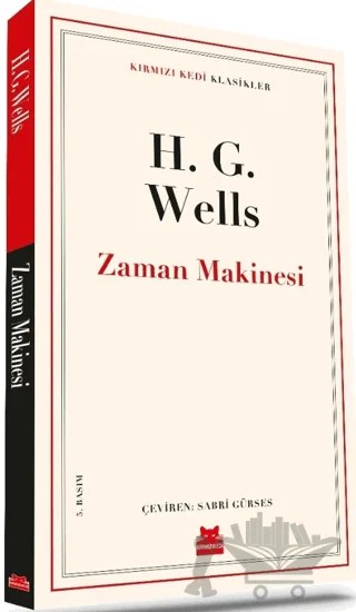 Zaman Makinesi – H. G. Wells – Kırmızı Kedi Yayınevi kitap kapağı