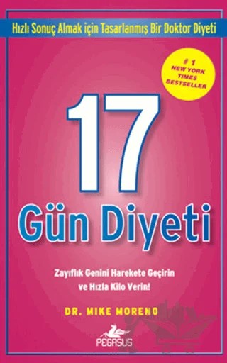 17 Gün Diyeti – Mike Moreno – Pegasus Yayınları kitap kapağı