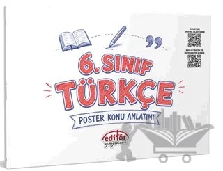 6. Sınıf Türkçe Poster Konu Anlatımı – Kolektif – Editör Yayınevi kitap kapağı