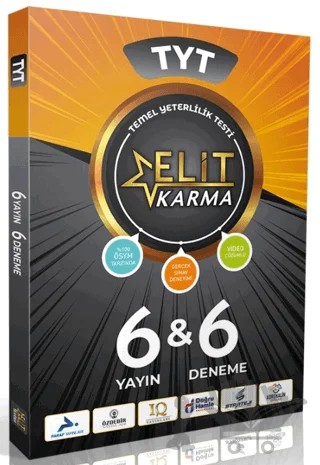 TYT Elit Karma 6 Yayın 6 Deneme – Kolektif – Paraf Yayınları kitap kapağı