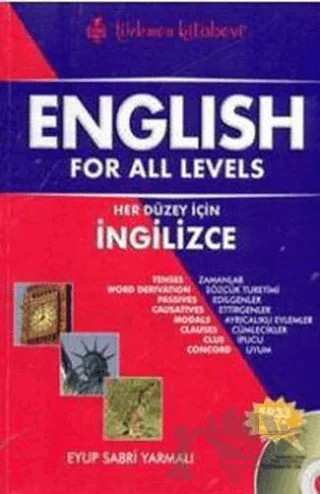 English For All Levels - Her Düzey İçin İngilizce (CD’li) – Eyüp Sabri Yarmalı – Türkmen Kitabevi kitap kapağı