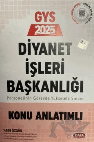 2025 Diyanet İşleri Başkanlığı Personelin Görevde Yükselme Sınavı Konu Anlatımlı – Kolektif – Data Yayınları kitap kapağı