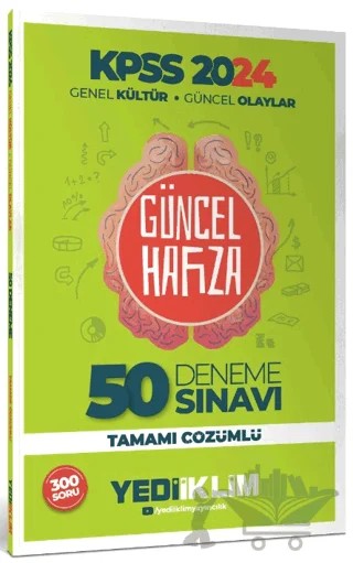 2024 KPSS Genel Kültür Güncel Olaylar Tamamı Çözümlü 50 Deneme – Kolektif – Yediiklim Yayınları kitap kapağı
