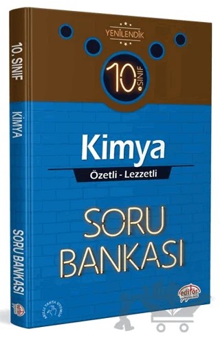 10. Sınıf Kimya Özetli Lezzetli Soru Bankası – Kolektif – Editör Yayınevi kitap kapağı
