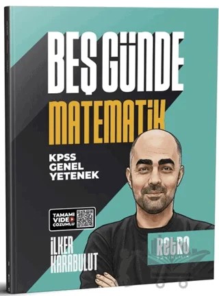 KPSS Genel Kültür Matematik Beş Günde Kamp Kitabı – İlker Karabulut – Retro Yayıncılık kitap kapağı
