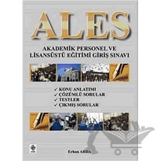Ekin Ales Akademik Personel ve Lisansüstü Eğitimi Giriş Sınavı – Erhan Arda – Ekin Basım Yayın kitap kapağı