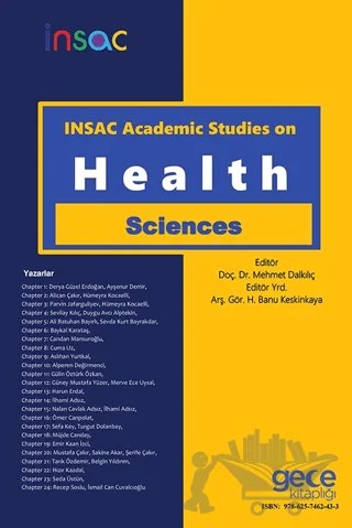 INSAC Academic Studies On Health Sciences – H. Banu Keskinkaya, Mehmet Dalkılıç – Gece Kitaplığı kitap kapağı