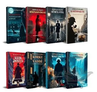 Sherlock Holmes Seti (8 Kitap Takım) – Sir Arthur Conan Doyle – Sedna Yayınları kitap kapağı