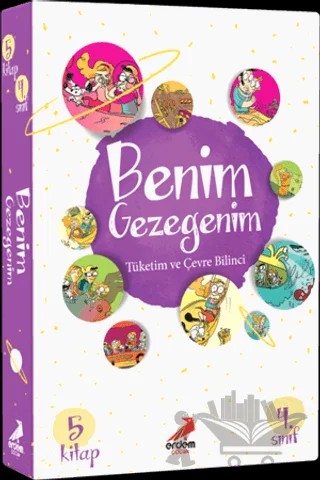 Benim Gezegenim (5 Kitap Set) – Pascale Perrier, Sylvie Baussier – Erdem Çocuk kitap kapağı