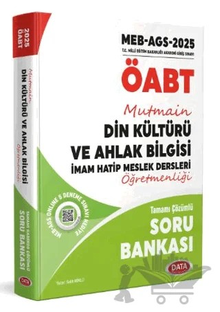 2025 MEB-AGS-ÖABT Mutmain DKAB/İHL Tamamı Çözümlü Soru Bankası – Salih Köklü – Data Yayınları kitap kapağı