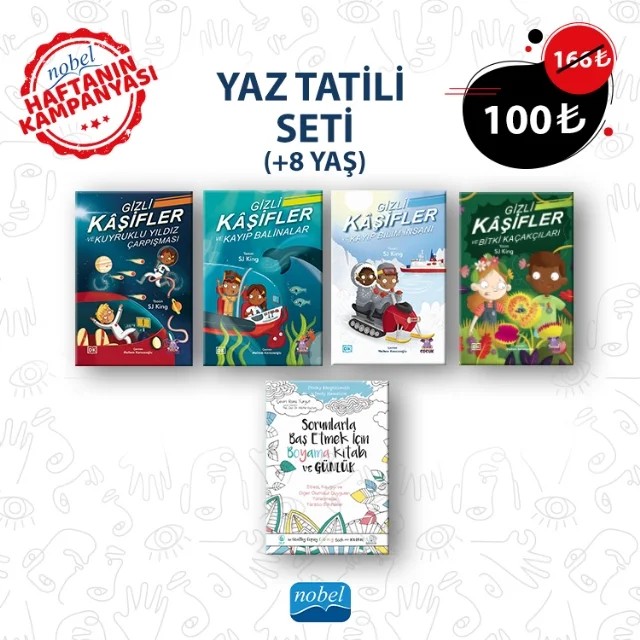 YAZ TATİLİ SETİ – SJ King, Pooky Knightsmith – Boyut Yayın Grubu kitap kapağı