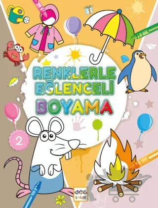 Renklerle Eğlenceli Boyama-2 – Kolektif – Nar Çocuk kitap kapağı