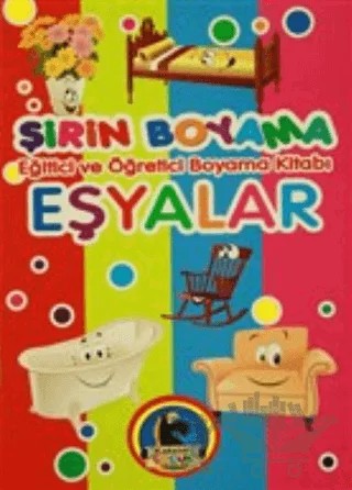 Şirin Boyama - Eşyalar – Kolektif – Karatay Çocuk kitap kapağı