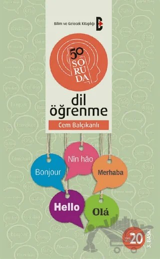 50 Soruda Dil Öğrenme – Cem Balçıkanlı – Bilim ve Gelecek Kitaplığı kitap kapağı