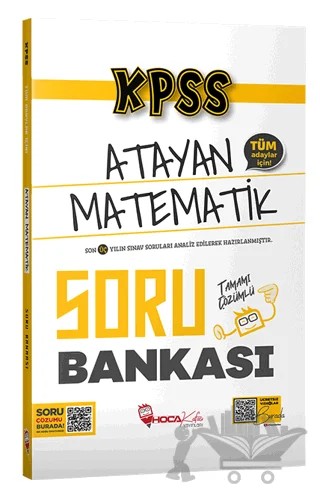 KPSS Matematik Atayan Soru Bankası Çözümlü – Kolektif – Hoca Kafası Yayınları kitap kapağı