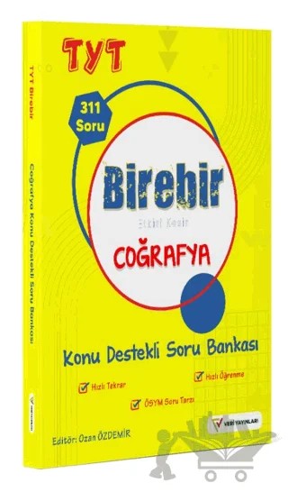 YKS TYT Birebir Etkisi Kesin Coğrafya Konu Destekli Soru Bankası – Kolektif – Veri Yayınları kitap kapağı