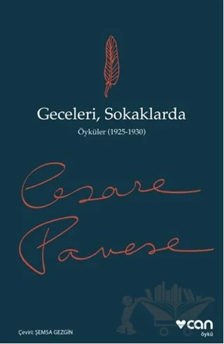 Geceleri, Sokaklarda – Cesare Pavese – Can Yayınları kitap kapağı