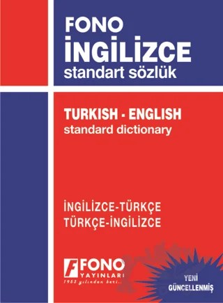İngilizce / Türkçe - Türkçe / İngilizce Standart Sözlük – Kolektif – Fono Yayınları kitap kapağı