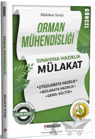 2023 Orman Mühendisliği Mülakat Kitabı – Enver Ekinci – Paragon Yayıncılık kitap kapağı