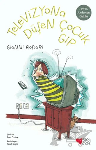 Televizyona Düşen Çocuk Gip – Gianni Rodari – Can Çocuk Yayınları kitap kapağı