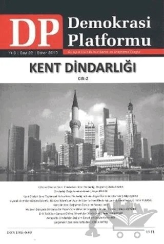 Kent Dindarlığı Cilt 2 - Demokrasi Platformu Sayı: 22 – Orion Kitabevi kitap kapağı