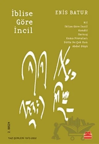 İblise Göre İncil – Enis Batur – Kırmızı Kedi Yayınevi kitap kapağı