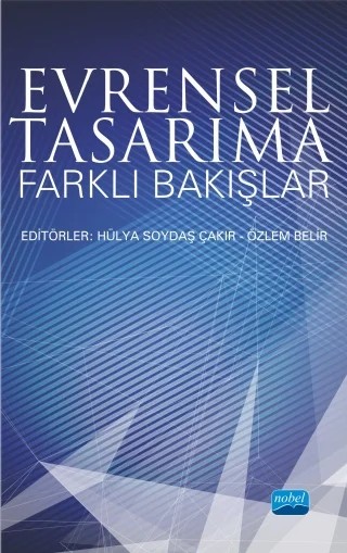 Evrensel Tasarıma Farklı Bakışlar – Eda Can, Göksenin İnalhan, Hülya Soydaş Çakır, Özlem Belir, Rana Kutlu – Nobel Akademik Yayıncılık kitap kapağı
