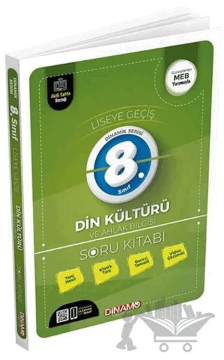 8. Sınıf Din Kültürü ve Ahlak Bilgisi Soru Kitabı Video Çözümlü – Kolektif – Dinamo Yayınları kitap kapağı