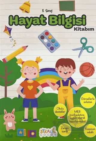 1. Sınıf Hayat Bilgisi Kitabım – Kolektif – Staau Çocuk kitap kapağı
