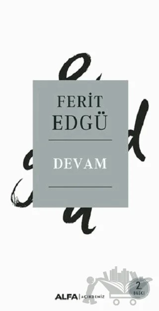 Devam – Ferit Edgü – Alfa Yayınları kitap kapağı