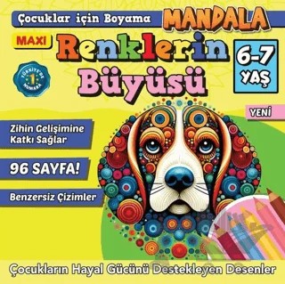 Maxi Renklerin Büyüsü Çocuklar İçin Boyama 9 – İlhan Arlı – Maxi Yayıncılık kitap kapağı