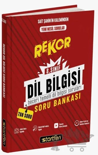8. Sınıf Dil Bilgisi Rekor Soru Bankası – Kolektif – Startfen Yayınları kitap kapağı