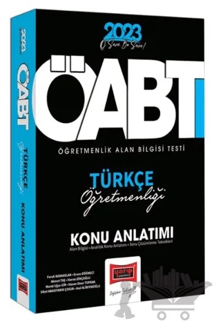 Yargı Yayınları 2023 KPSS ÖABT Türkçe Öğretmenliği Konu Anlatımı – Kolektif – Yargı Yayınevi kitap kapağı
