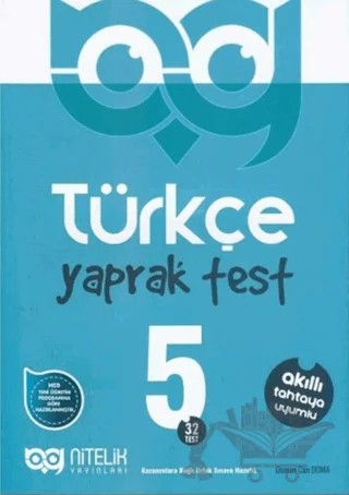 5. Sınıf Türkçe Yaprak Test – Osman Can Doma – Nitelik Yayınları - Bayilik kitap kapağı