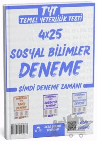 2025 TYT Sosyal Bilimler 4 Deneme Tamamı Video Çözümlü – Kollektif – Ders Ortamı Yayınları kitap kapağı