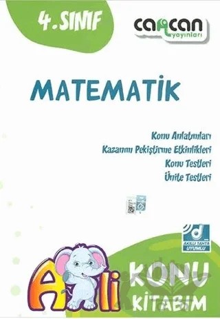 4. Sınıf Matematik Konu Kitabım – Kolektif – Cancan Yayınları kitap kapağı
