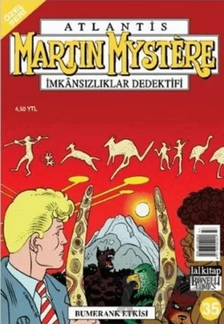 Martin Mystere İmkansızlıklar Dedektifi Özel Seri Sayı: 35 Bumerang Etkisi – Lal Kitap kitap kapağı