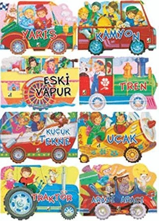Sevimli Taşıtlar Dizisi Seti 8 Kitap Takım – Kolektif – Damla Yayınevi kitap kapağı