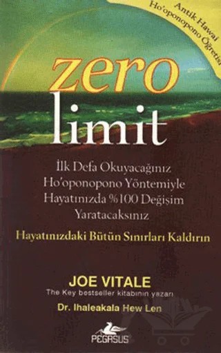 Zero Limit – Joe Vitale – Pegasus Yayınları kitap kapağı
